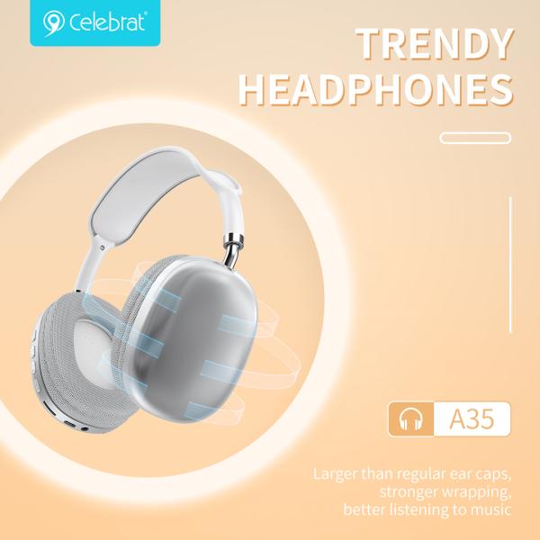 Celebrat A35 Bluetooth Wireless Headphones