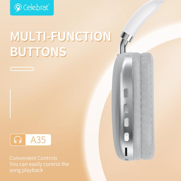 Celebrat A35 Bluetooth Wireless Headphones
