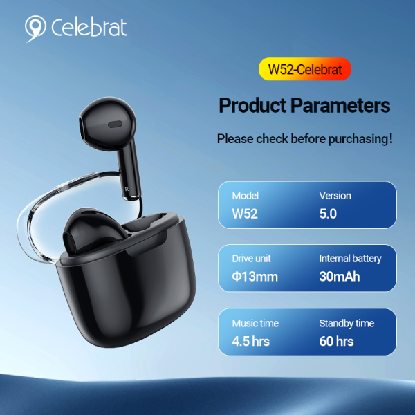 Celebrat W52 TWS Wireless Earbuds