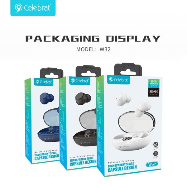 Celebrat W32 Mini TWS Wireless Earbuds
