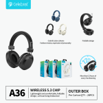 Celebrat A36 Foldable Wireless Headphones
