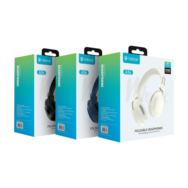 Celebrat A36 Foldable Wireless Headphones