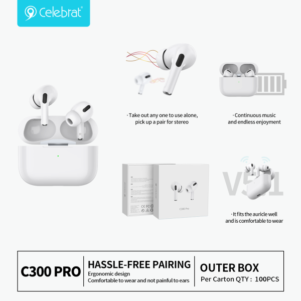 Celebrat C300-Pro TWS Earbuds