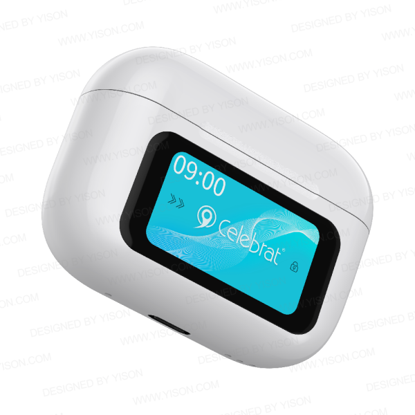Celebrat W63 ANC TWS Earbuds with Smart Touch Screen