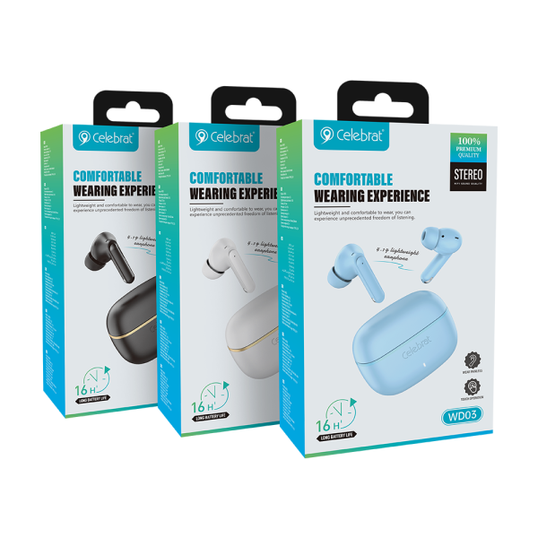 Celebrat WD03 TWS Wireless Earbuds